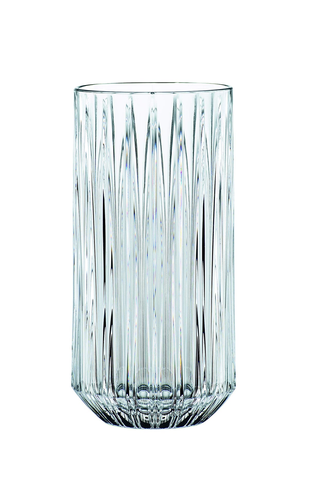 Jules Collection Long Drink Glasses by Nachtmann – 13 oz, 375 milliliters, Glass, Clear, Pack of 4