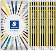 STAEDTLER 121 Noris School Pencil - Break Resistant Leads - Class Pack of 24 Pencils in Envelope Gift Packaging - Grade H