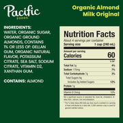 Pacific Foods Almond / 32 Fl Oz (Pack of 12) / 1 Almond Milk