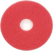 Global Industrial 13" Red Buffing Pad, 5/Case
