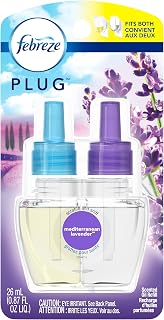 Febreze PLUG AIR FRESHENER REFILLS, MEDITERRANEAN LAVENDER, 0.87 OZ REFILL, 2/PACK