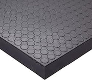 Polyurethane Anti-Fatigue and Anti-Static Mat, for Non-Critical Environments, 2' Width x 3' Length x 0.43" Thickness, Anthracite