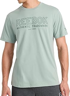 Reebok Men's Mil Spec Short Sleeve T-Shirt, Standard Fit, Lightweight Cotton-Poly Jersey Fabric