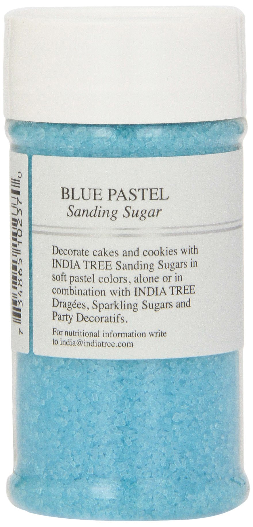 Sugar, Blue Pastel, 3.5-Ounce (Pack of 3) by India Tree – 3.5 Ounces, Blue Pastel, Pack of 6, Model 10237