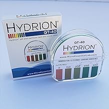 HYDRION QT-40 Quaternary SANITIZER Solution Test Tape for Testing 0-500 ppm Ranges - QUAT Tape & Color Chart - Tests Quaternary Ammonium Sanitizer Solutions in Restaurants, Bars, Daycare - 15 Ft Roll