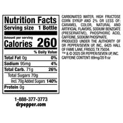 Dr Pepper Cherry / 20 Fl Oz (Pack of 1) / Black Soft Drinks