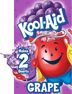 Kool-Aid Powdered Soft Drink Mix, Unsweetened Grape, 0.14 oz Packet