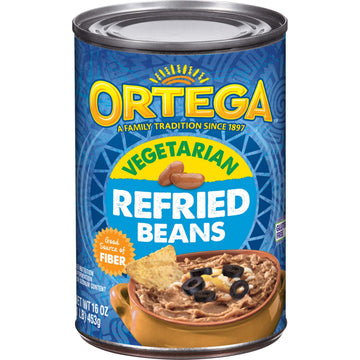 Refried Beans by Ortega – 16 Ounce (Pack of 1), Vegetarian, Model 7701100