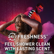 Old Spice NightPanther / 33.4 Fl Oz (Pack of 4) / Red Body Washes