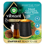 Air Wick 0.34 Fl Oz (Pack of 2) / Island Coconut & Warm Sands / Black Mists & Hydrosols