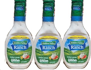 Hidden Valley The Original Ranch Salad Dressing & Condiment, Gluten Free, 16 fl oz Pack of 3