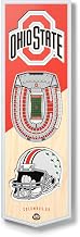 YouTheFan NCAA Ohio State Buckeyes 3D 6 x 19 Fan Banner