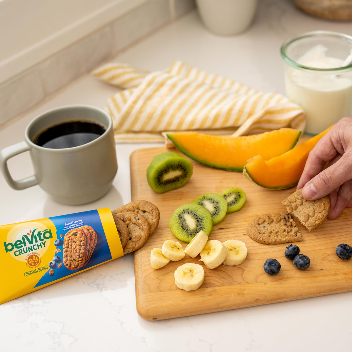 CLIF BAR & Breakfast Biscuits Variety Pack by Belvita – 25.7048 centimeters, Pack of 30