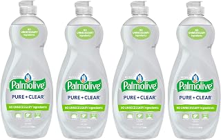 Palmolive Ultra Liquid Dish Soap, Pure and Clear, 4 Count