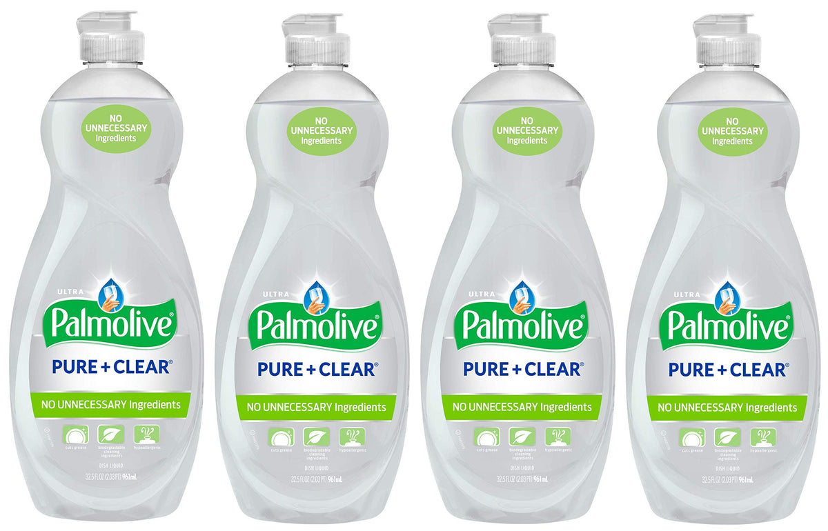 Ultra Liquid Dish Soap by Palmolive – 4 Count (Pack of 1)