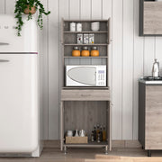FM FURNITURE Light Gray / Modern Pantries
