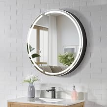 ALTAIR Radiant 32" Aluminum Frameless Surface-Mount LED Lighted Mirror Medicine Cabinet