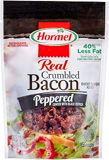Hormel Real Peppered Bacon Crumbles, 3 oz Pouch (8 Packages)