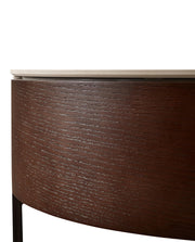 32" Scratch Resistant Coffee Table by VUSVAB – Ceramic+MDF, White+natural