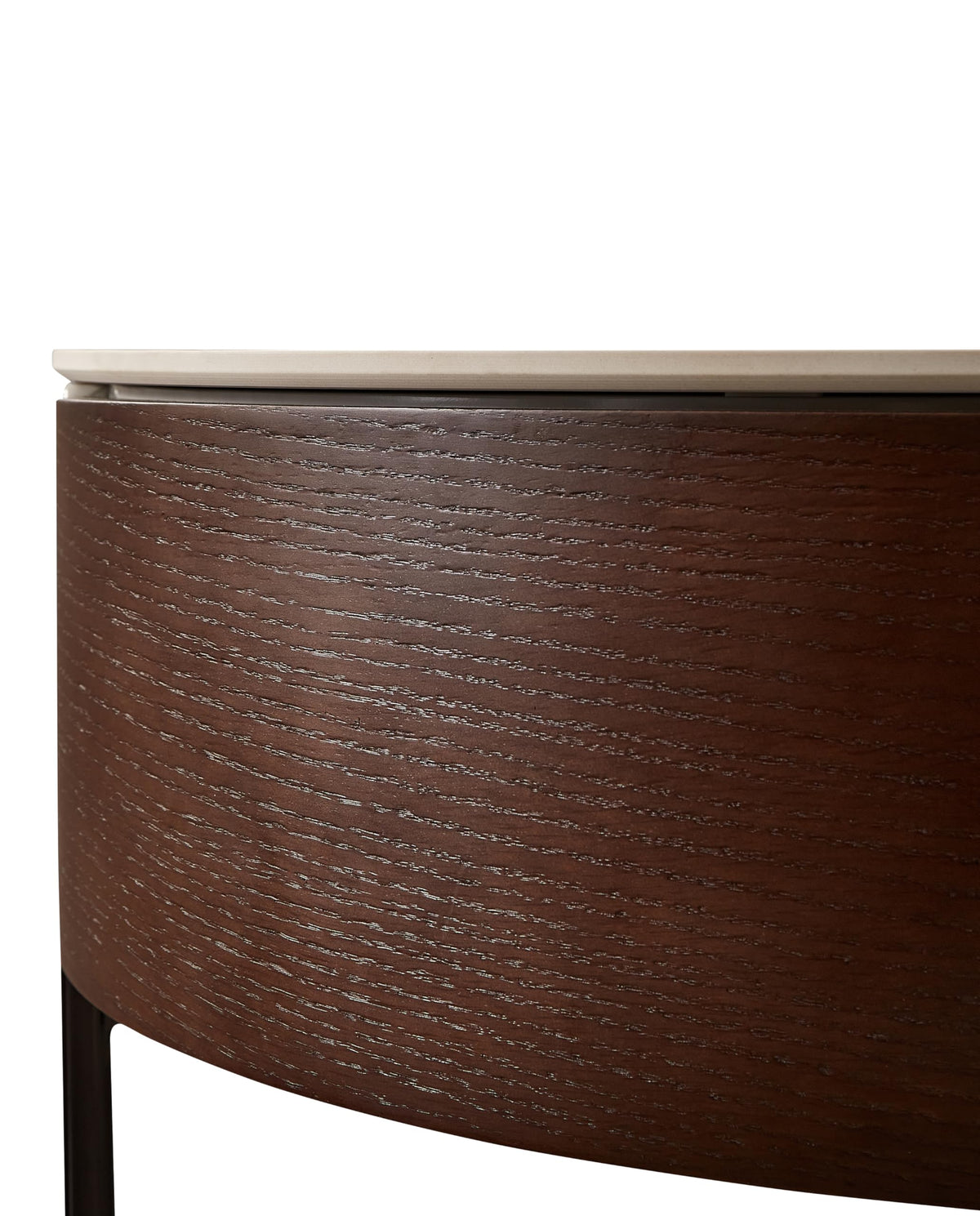 32" Scratch Resistant Coffee Table by VUSVAB – Ceramic+MDF, White+natural