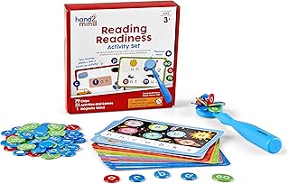 hand2mind Reading Readiness Activity Set, Magnetic Wands and Chip Set, Learn to Spell for Kids, Spelling Toys, CVC Words for Kindergarten, Learning Letters, Science of Reading Manipulatives