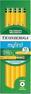 Ticonderoga My First Wood-Cased Pencils, #2 HB Soft