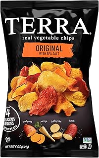 Terra Vegetable Chips, Original Vegetable Chips with Sea Salt, 5 oz