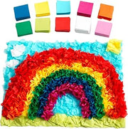 Colorations Mini Tissue Squares – 10 Colors, 5,000 Pieces
