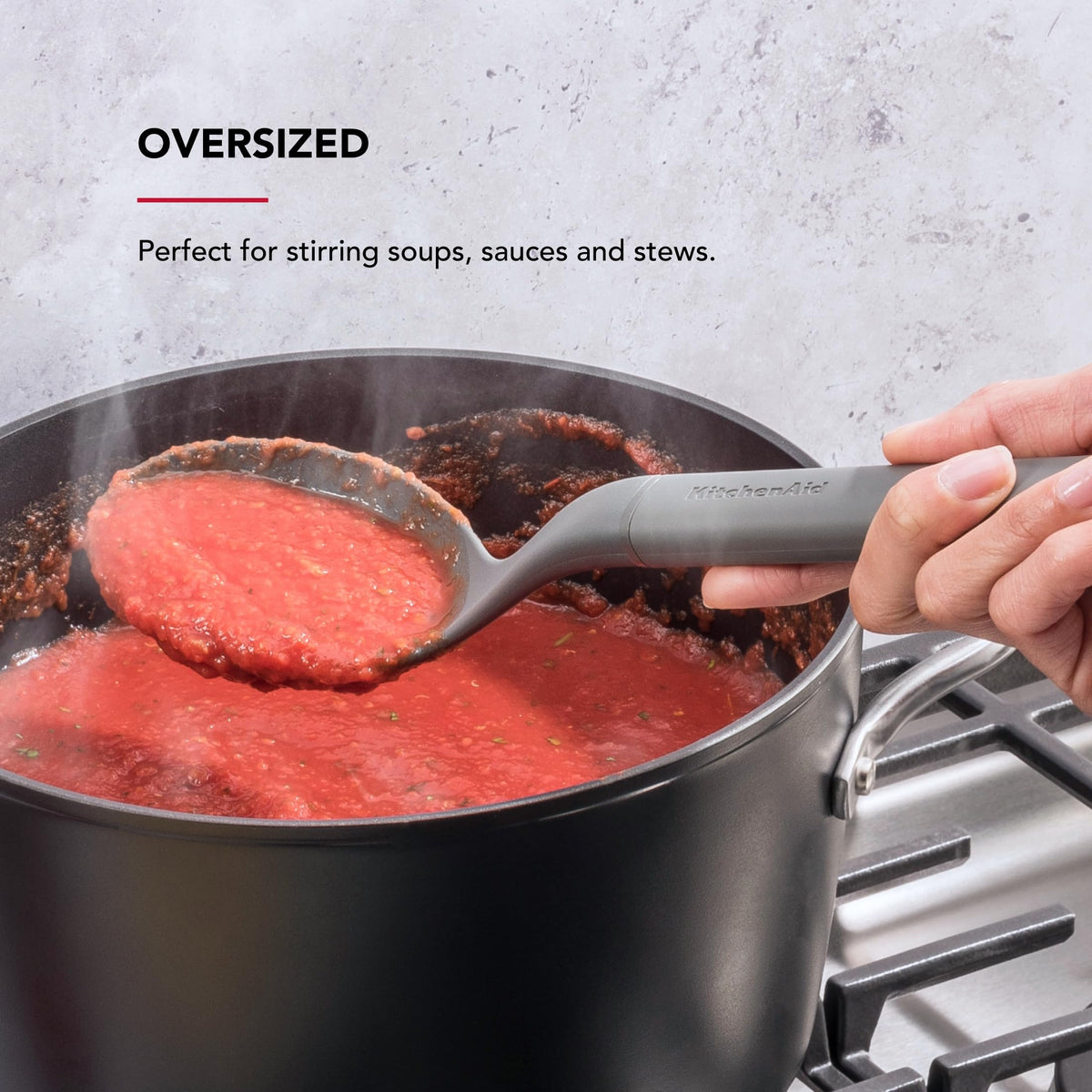KitchenAid Charcoal Gray / 13.6 Inch / 1 Cooking Spoons