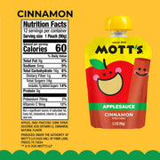 Cinnamon Applesauce by Mott's – 20 Count, Pack of 20