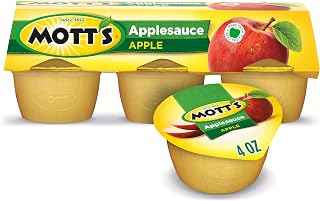 Mott's Applesauce, 4 oz cups, 6 count