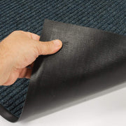 Deep Cleaning Ribbed Entrance Mat by Apache Mills – 3' x 3'3" (Rectangular), Polypropylene, Blue, Model 0103315053X5