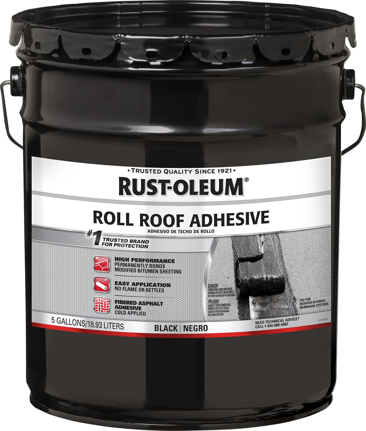 Rust-Oleum 5 Gallon (Pack of 1) / Black / 1 Hardware