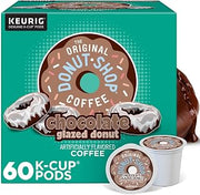 The Original Donut Shop Coffee Chocolate Glazed Donut Keurig Single-Serve K-Cup Pods, Medium Roast Coffee, 60 Count (6 Packs of 10)