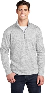 SPORT-TEK Unisex PosiCharge Electric Heather Fleece Quarter Zip Pullover