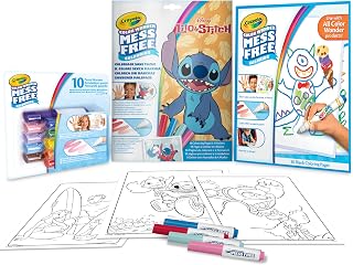 Crayola Color Wonder 7502 Convenience Paint Without Stain Theme Lilo & Stitch Creative Activity for Children Age 3,4,5 Years