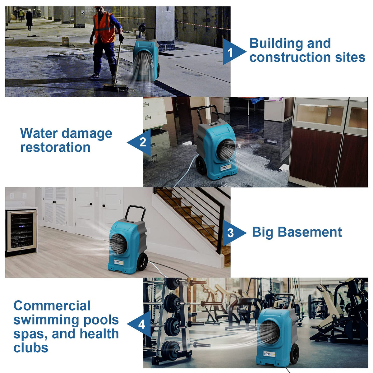 ALORAIR Blue / Large / Storm Elite Dehumidifiers