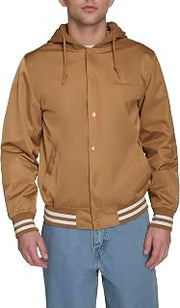 Champion Men's Lightweight Varsity Jacket With Jersey Hood