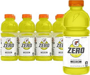 Gatorade Zero Sugar Thirst Quencher Sports Drinks, Lemon-Lime, 20 Ounce Bottles (Pack of 8)