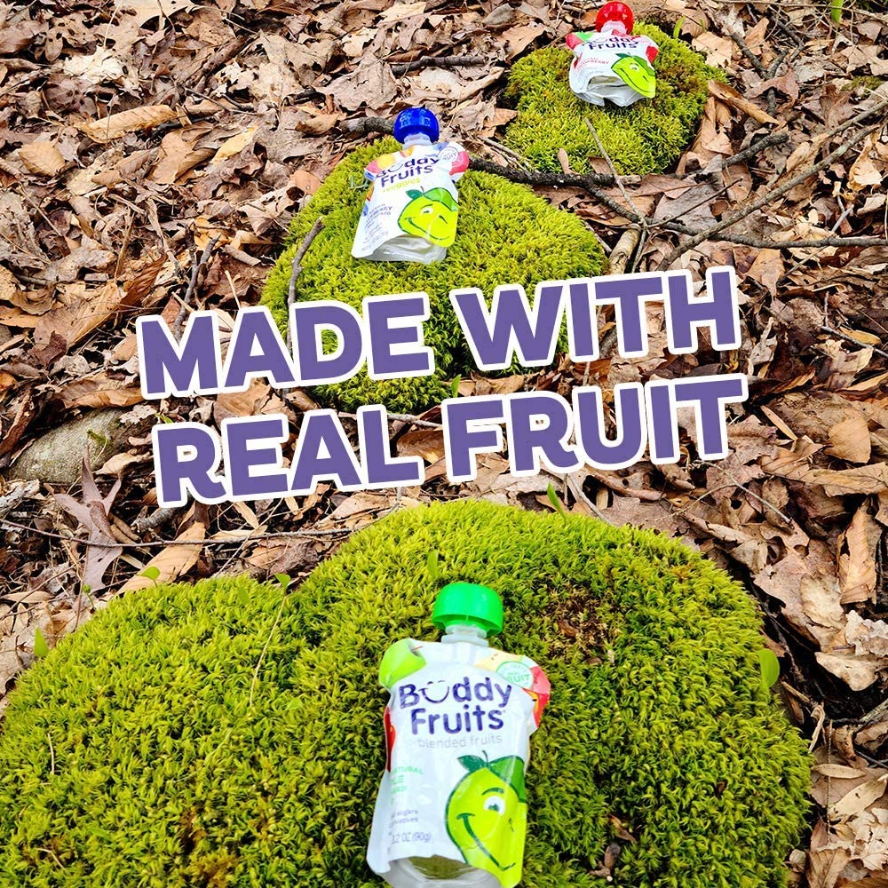 Buddy Fruits Fruit Variety Pack / 3.2 Ounce (Pack of 24) / 1 Fruit Cups