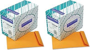 Quality Park Heavyweight Catalog Envelopes, Gummed, Brown Kraft, 10 x 13, 250 per Box, (41665) (Pack of 2)