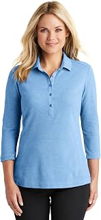 Port Authority Womens Coastal Cotton Blend Polo (LK581) -Moonlight -S