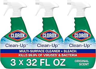 Clean-Up Multi-Surface Cleaner with Bleach by Clorox – 96 Fl Oz (Pack of 1), 96.0 fluid_ounces, Model TU_5122013