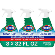 Clean-Up Multi-Surface Cleaner with Bleach by Clorox – 96 Fl Oz (Pack of 1), 96.0 fluid_ounces, Model TU_5122013