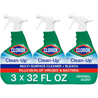 Clean-Up Multi-Surface Cleaner with Bleach by Clorox – 96 Fl Oz (Pack of 1), 96.0 fluid_ounces, Model TU_5122013