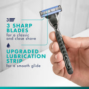 Mach3 Razor Refills for Men by Gillette – 8 Count (Pack of 1), BLUE, Model 47400379756
