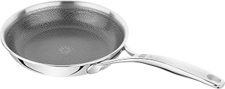 ZWILLING Peak 8-inch Stainless Steel Ceramic Nonstick Dual Performance Fry Pan, Compatible with All Stovetops, Including Induction, Dishwasher Safe