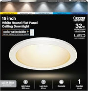 Feit Electric Flush Mount Ceiling Light Slim, Dimmable, 5CCT - 15 in