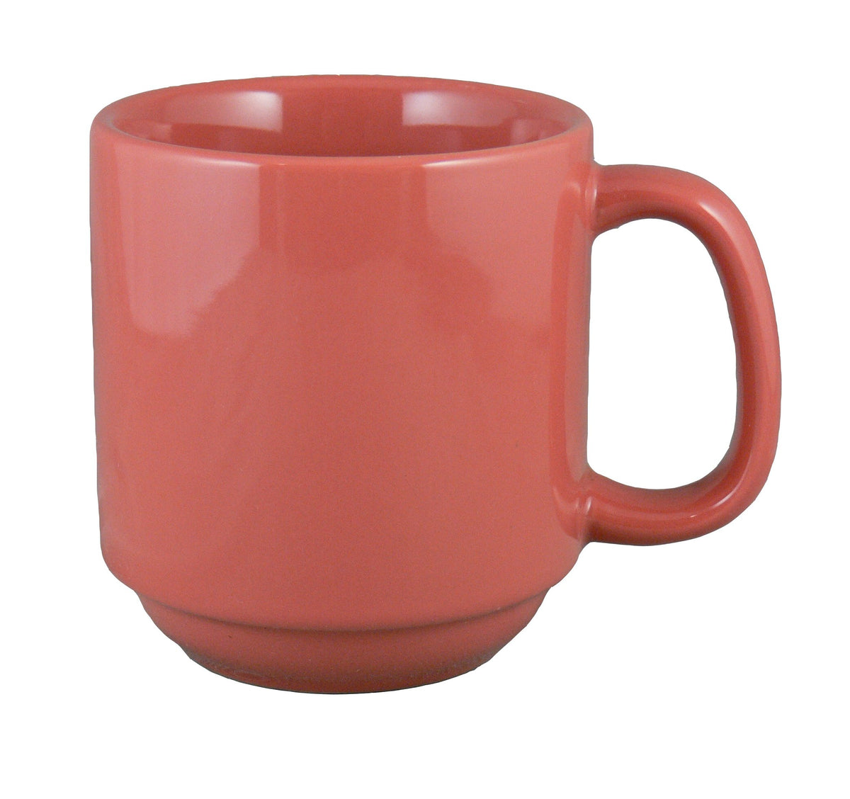 Vista Summit Stackable Mug by Vertex China – Terra Cotta, Pack of 36, Model SM-TC