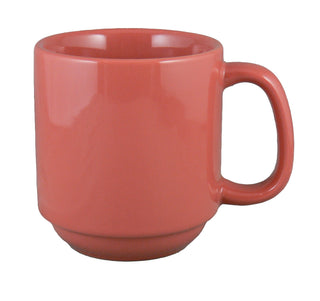 Vista Summit Stackable Mug by Vertex China – Terra Cotta, Pack of 36, Model SM-TC